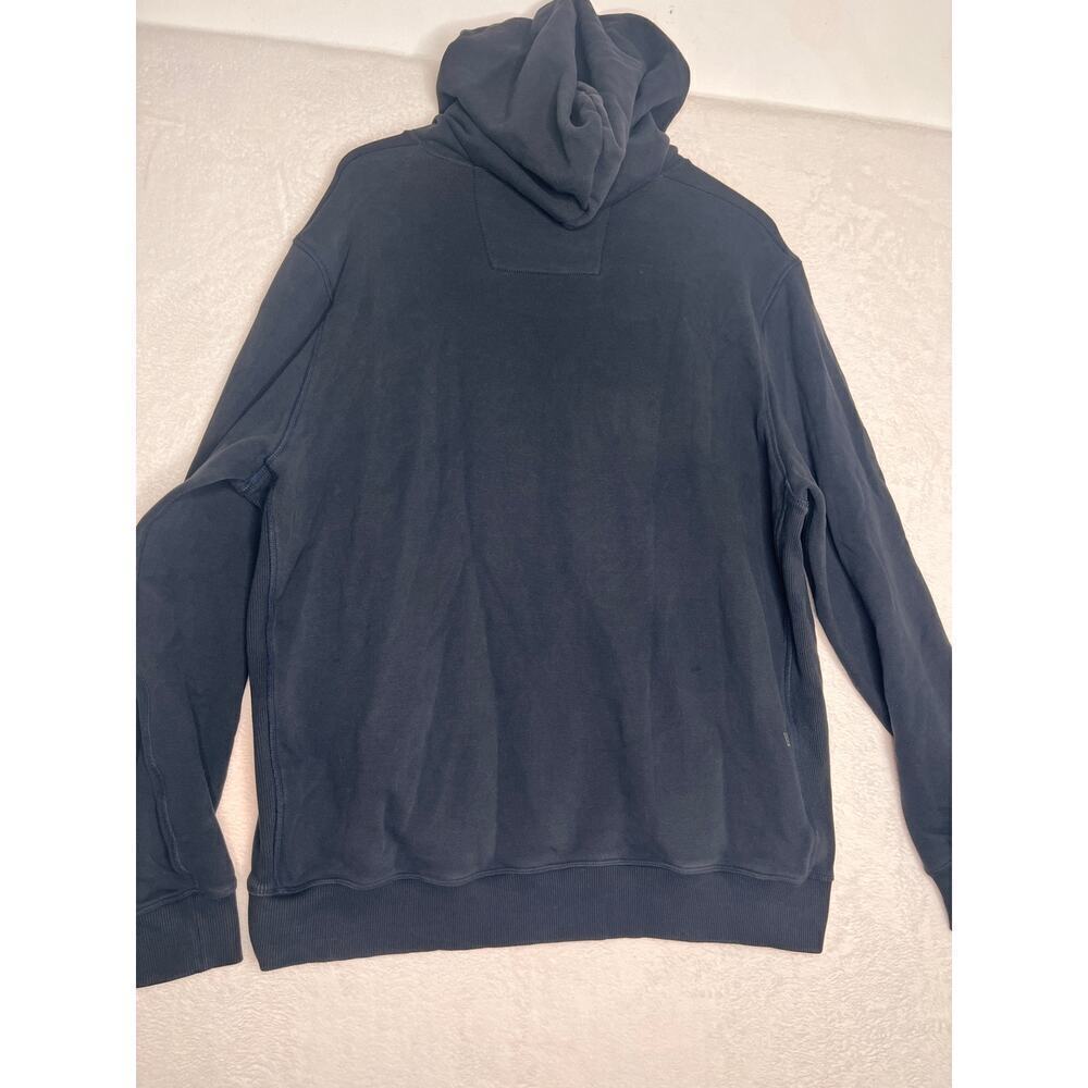 ACE Pullover Hooded French Terry Sweatshirt Navy Blue sz XL Lounge Preppy Basic - Picture 8 of 12
